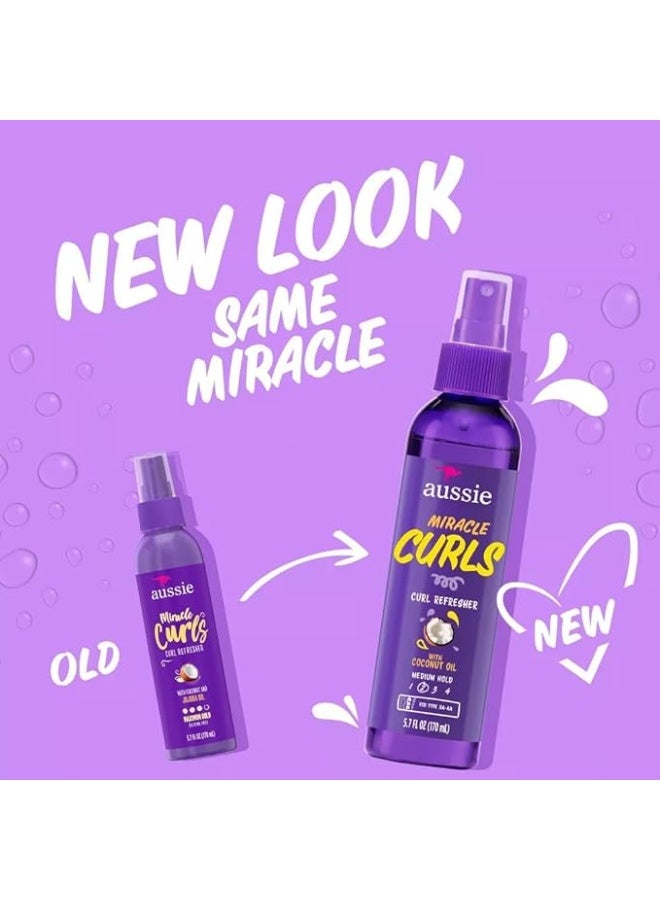 أوسي اوسي‏, Miracle Curls ، لتجعيد الشعر وتجديد شبابه ، 5.7 أونصة سائلة (170 مل) - Image 2